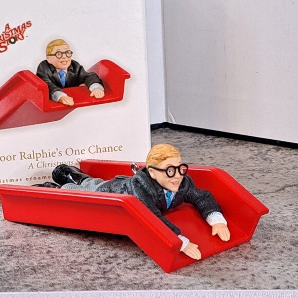 Hallmark Keepsake Ornament 2010 of A CHRISTMAS STORY “Poor Ralphie's One Chance" - Picture 1 of 10